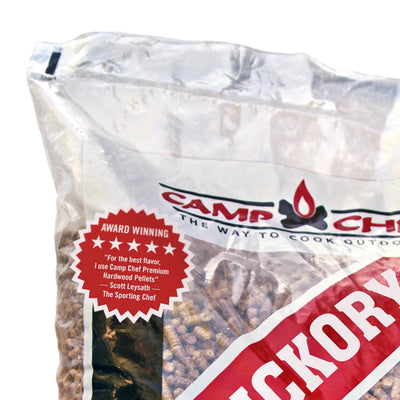 Camp Chef Smoker Grill Premium Hickory BBQ Hardwood Pellets, 20 lbs (4 Pack)
