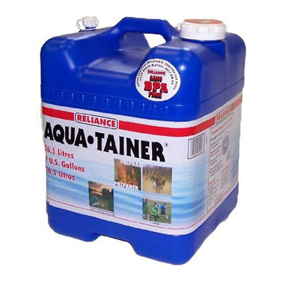Reliance Products Aqua Tainer 7 Gallon Water Storage Container Tank (2 Pack)