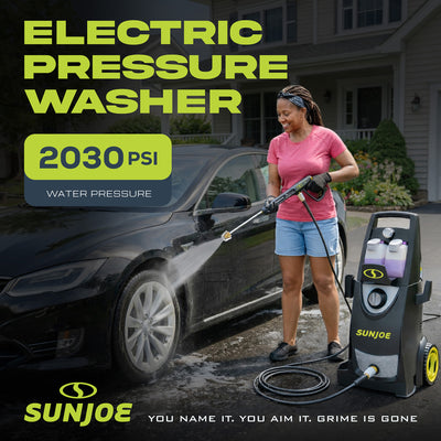 Sun Joe Electric Pressure Washer, Power Washer with Wheels, SPX3000 (For Parts)
