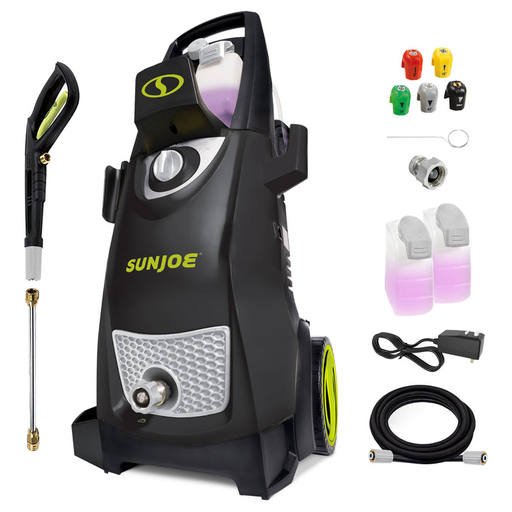Sun Joe Electric Pressure Washer, Portable Power Washer with Wheels (Open Box)