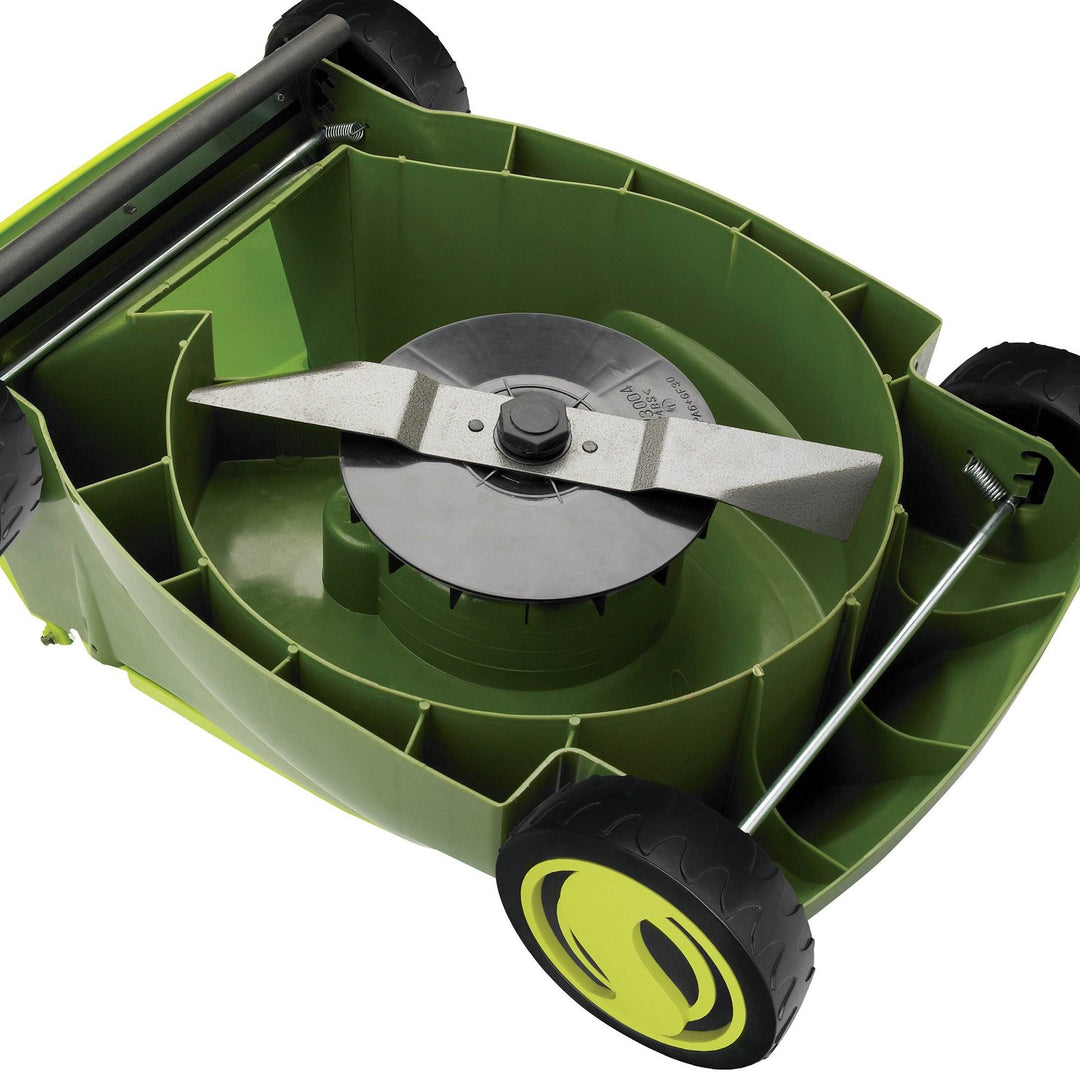 Sun Joe MJ401E 14 Inch 12 Amp Home Electric Corded Push Behind Lawn Mower, Green - VMInnovations