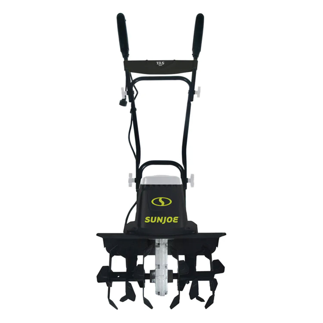 Sun Joe Electric Garden Tiller, Steel Tines, 13.5 Amp, 16 Inch, Black(For Parts)