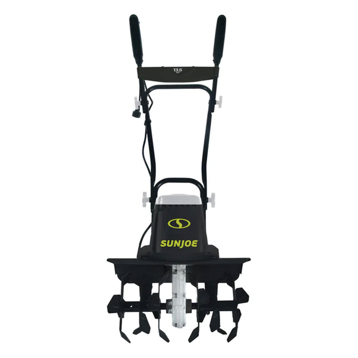 Sun Joe Electric Garden Tiller, Steel Tines, 13.5 Amp, 16 Inch, Black(For Parts)