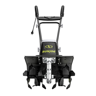 Sun Joe Electric Garden Tiller Cultivator, Steel Tines, 13.5 Amp, 16" (Open Box) - VMInnovations