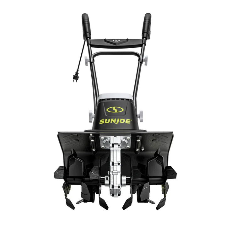 Sun Joe Electric Garden Tiller, Steel Tines, 13.5 Amp, 16 Inch, Black(For Parts)