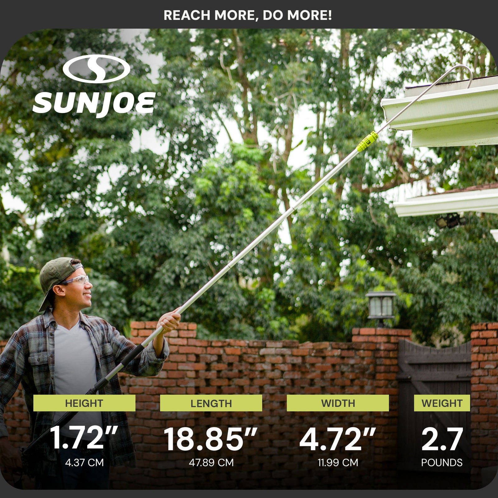 Sun Joe 5.5 Foot Aluminum Extension Spray Wand for Pressure Washers (Open Box) - VMInnovations