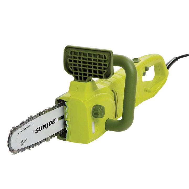 Sun Joe 120V Convertible Pole Chainsaw, Electric Trimmer 8.6’, Green (Used)