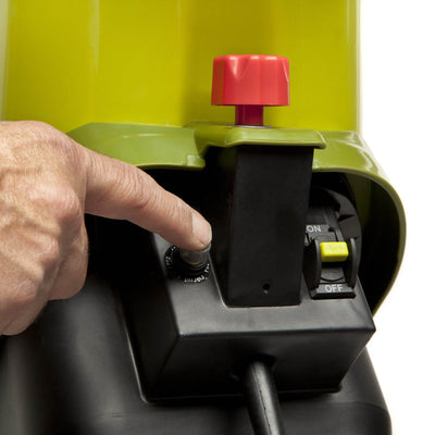 Sun Joe CJ601E Electric Garden Wood  Leaf Waste Chipper Shredder Mulcher, Green - VMInnovations