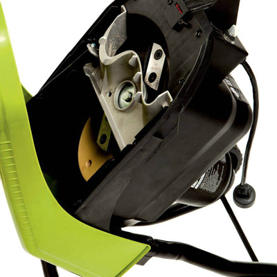 Sun Joe CJ602E Electric Garden Wood  Leaf Waste Chipper Shredder Mulcher, Green - VMInnovations