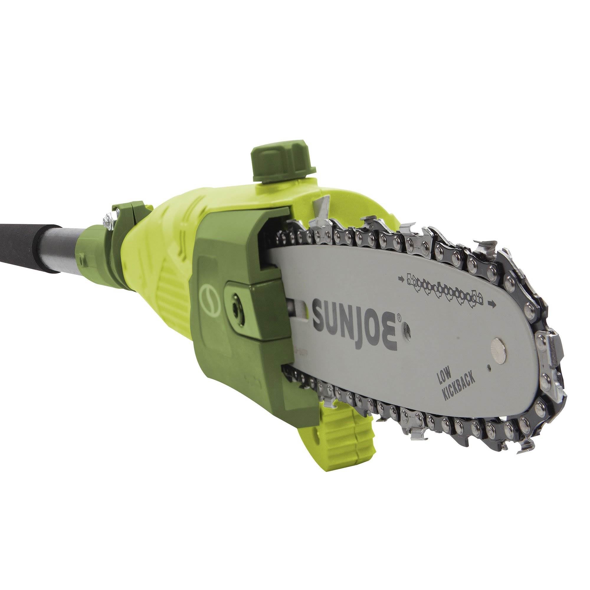Sun Joe SWJ801E 8 Inch 7 Amp Electric Telescoping Convertible Pole Chainsaw