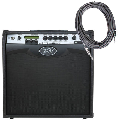 Peavey Vypyr VIP 3 Model Instrument Guitar/Bass 100 Watt 12" Amplifier + Cable