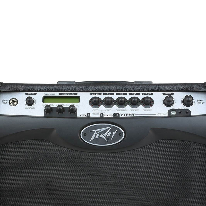 Peavey Vypyr VIP Guitar/Bass 100W 12" Amplifier + 2 Cables + Expression Pedal