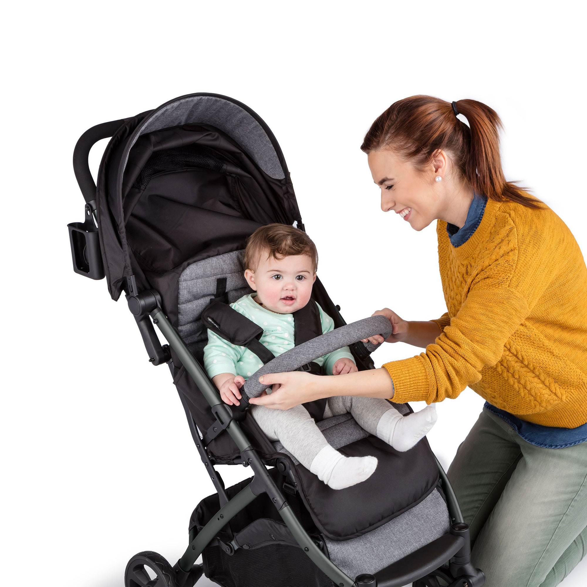 Summer Infant 3Dpac CS+ Compact Fold Lightweight Car Seat Compatible Stroller