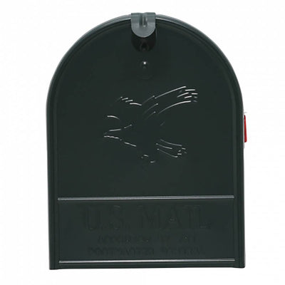Gibraltar Mailboxes Elite Steel Residential Post Mount Mailbox, Green (Open Box)