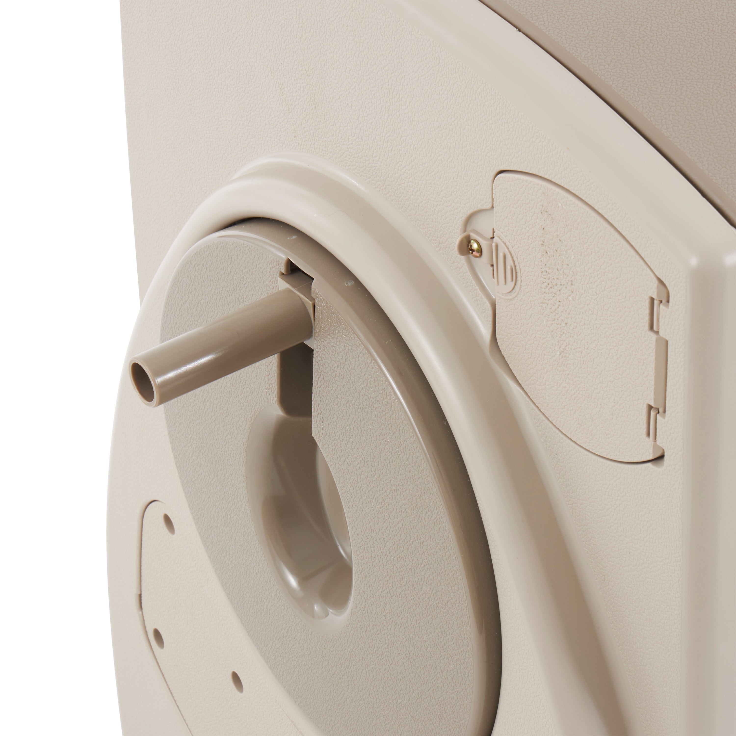 Suncast 100-Ft. Powerwind Automatic Rewind Hose Reel, Light Taupe (2 Pack) - VMInnovations