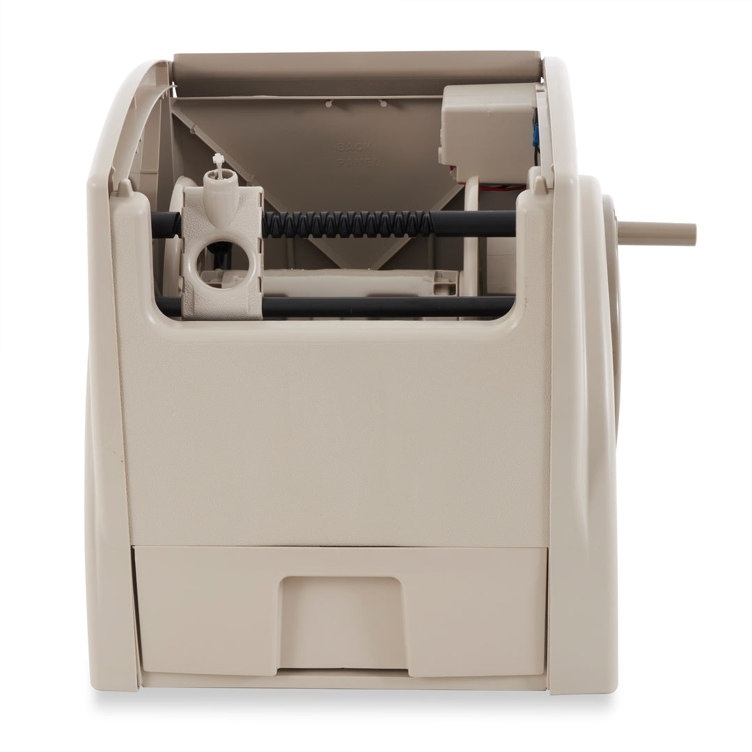 Suncast 100 Foot Capacity Automatic Rewind Garden Hose Reel, Taupe (3 Pack) - VMInnovations