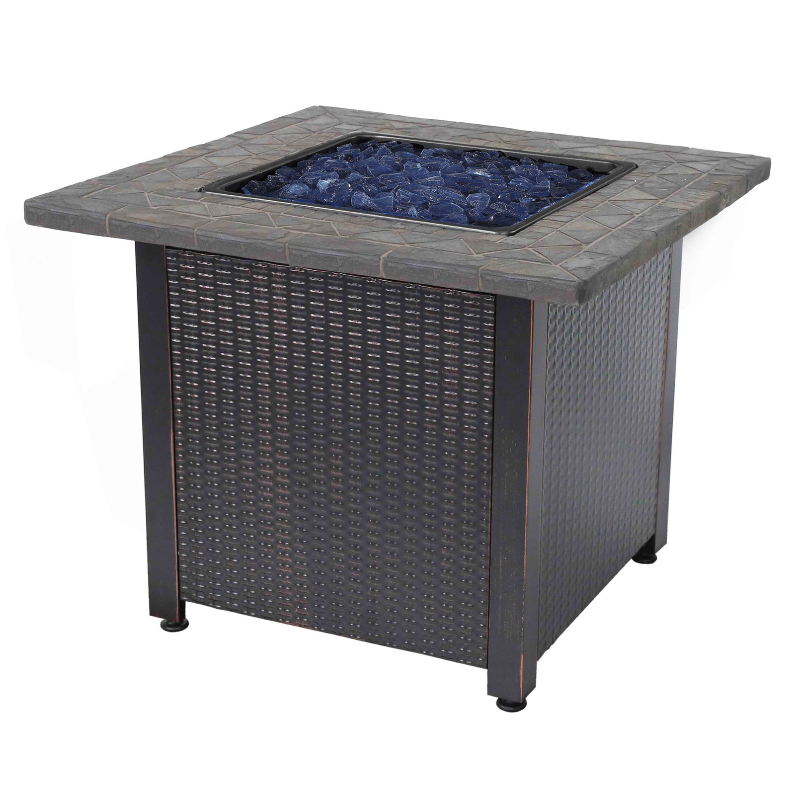 30 in Outdoor Patio LP Gas Fire Pit Table (Certified Refurbished) (Used) - VMInnovations
