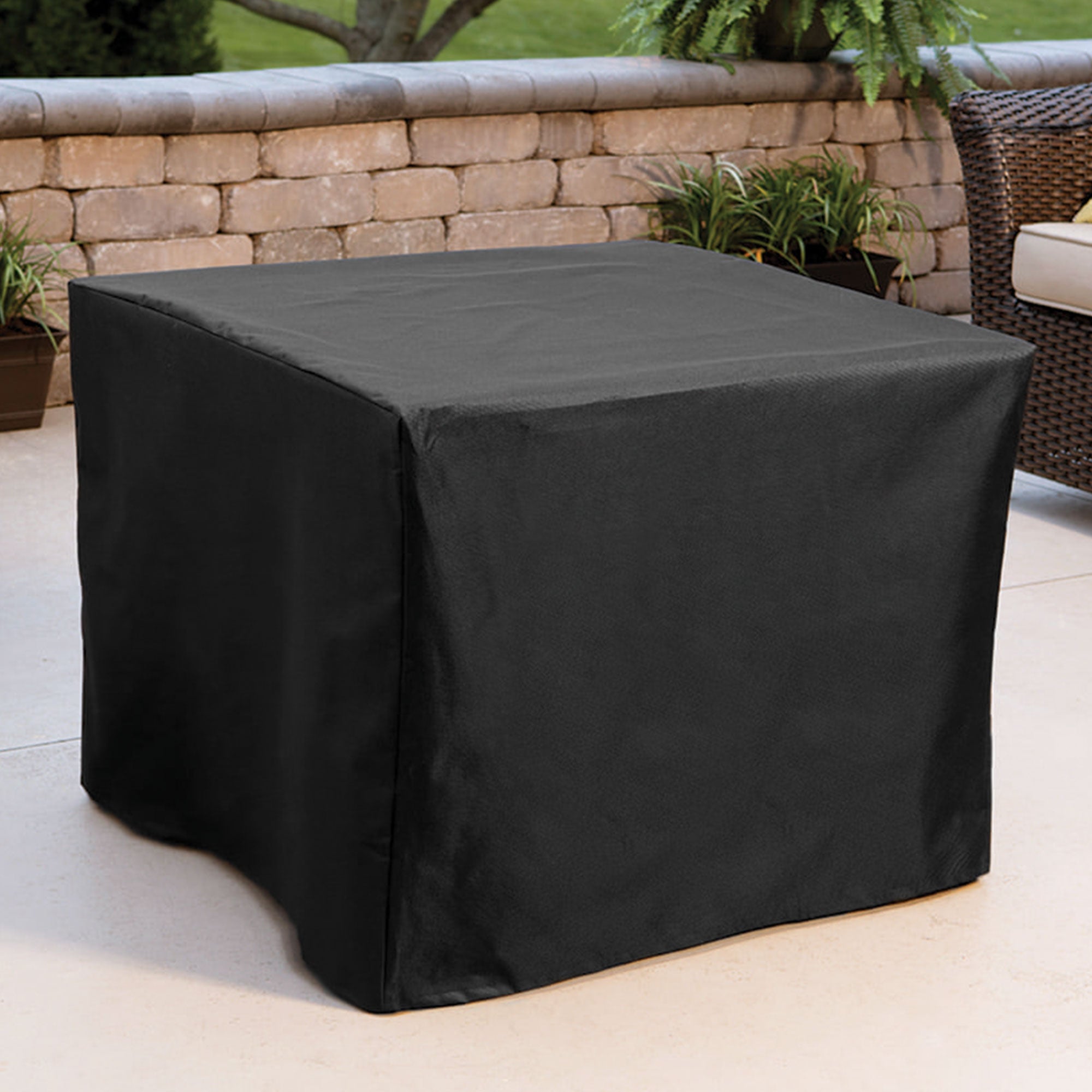 Endless Summer 30,000 BTU LP Gas Outdoor Fire Pit Table with Lava Rock, Bronze
