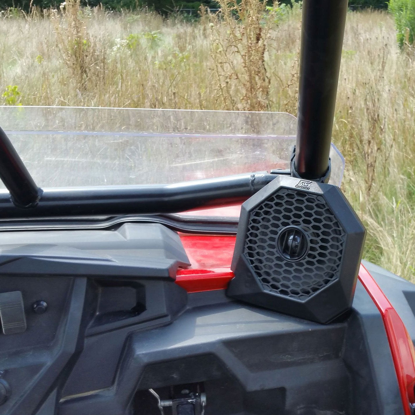 MTX Polaris RZRPOD65 6.5" 130W Dash Mount RZR ATV Coaxial Speakers Pair (4 Pack)