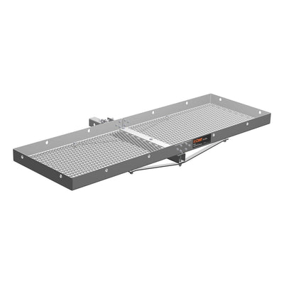 Curt Vehicle Rear Mounting Tray Style Cargo Carrier for up to 300 Lbs 18100