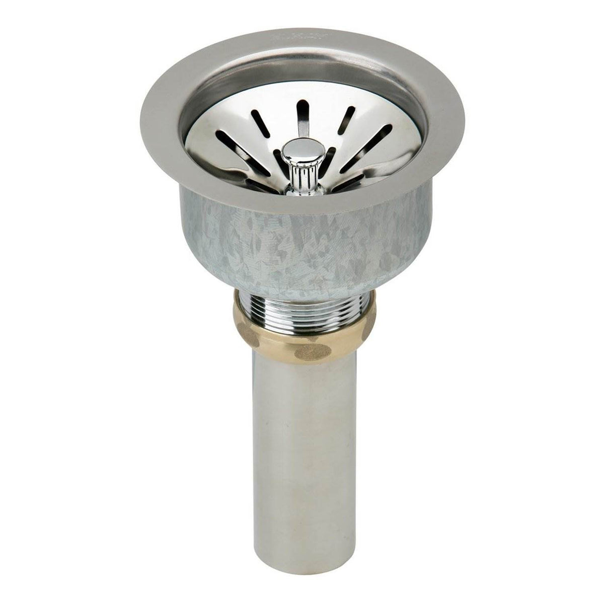 Elkay Deluxe 3.5" Drain Stainless Steel Rubber Strainer Basket (Open Box)