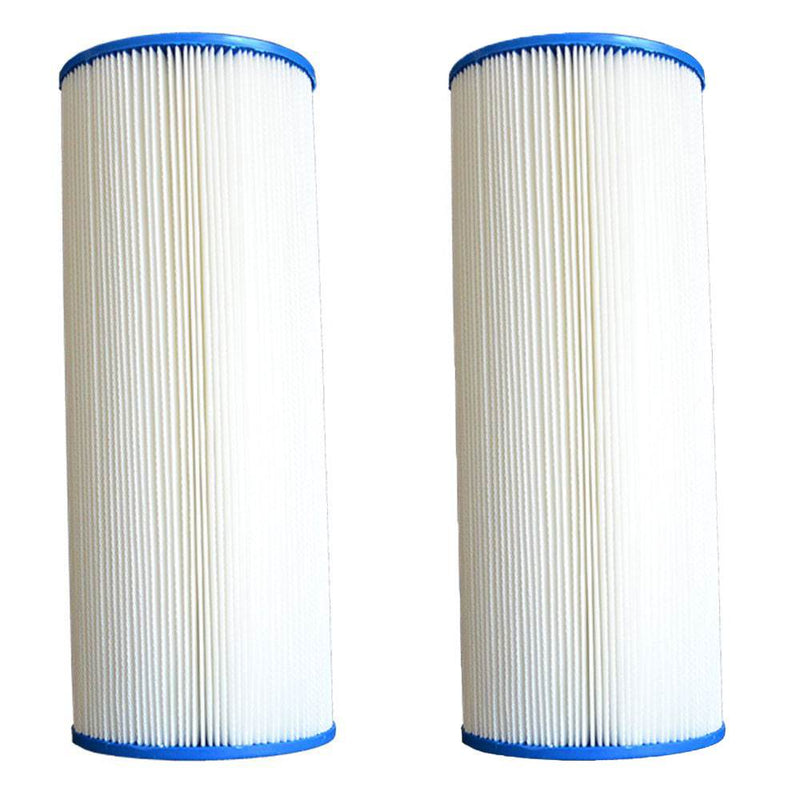 Pleatco PA225 Pool Filter Replacement Cartridge, MicroStar-Clear C225 (2 Pack)