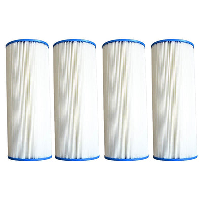 Pleatco PA225 Pool Filter Replacement Cartridge, MicroStar-Clear C225 (4 Pack)