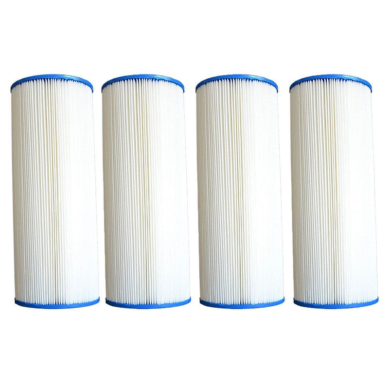 Pleatco PA225 Pool Filter Replacement Cartridge, MicroStar-Clear C225 (4 Pack)