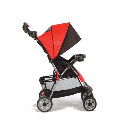 Kolcraft Cloud Plus Baby Stroller w/ Multi-Position Seat, Fire Red (Open Box) - VMInnovations