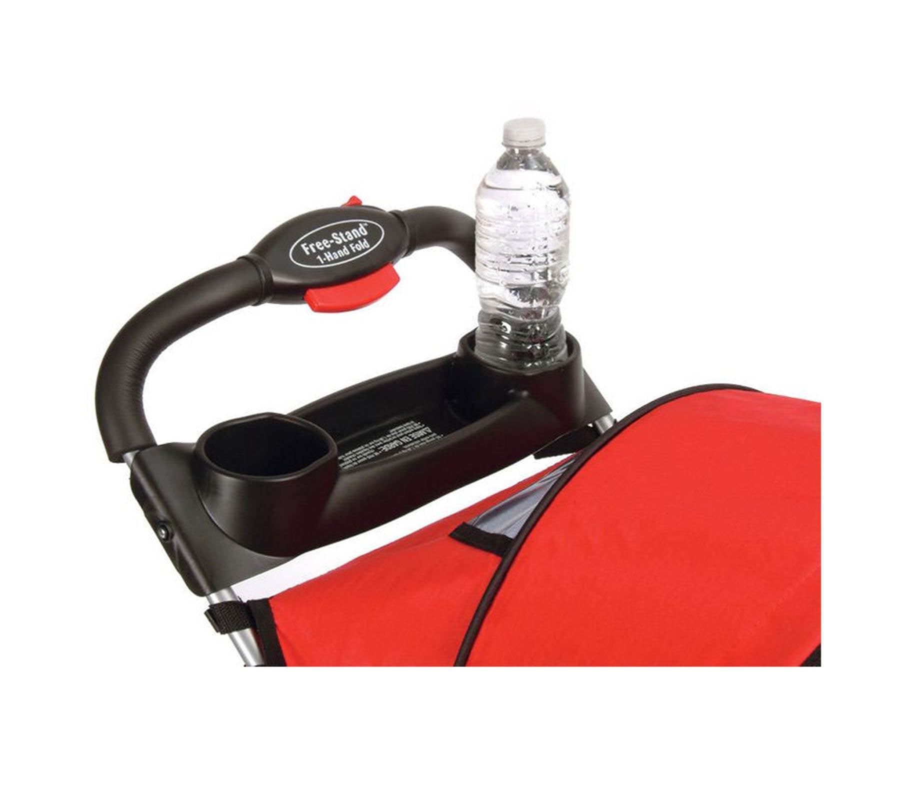 Kolcraft Cloud Plus Baby Stroller w/ Multi-Position Seat, Fire Red (Open Box) - VMInnovations