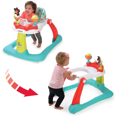 Kolcraft Tiny Steps 2-in-1 Activity Walker with Fun Toys & Activities, Jubilee - VMInnovations