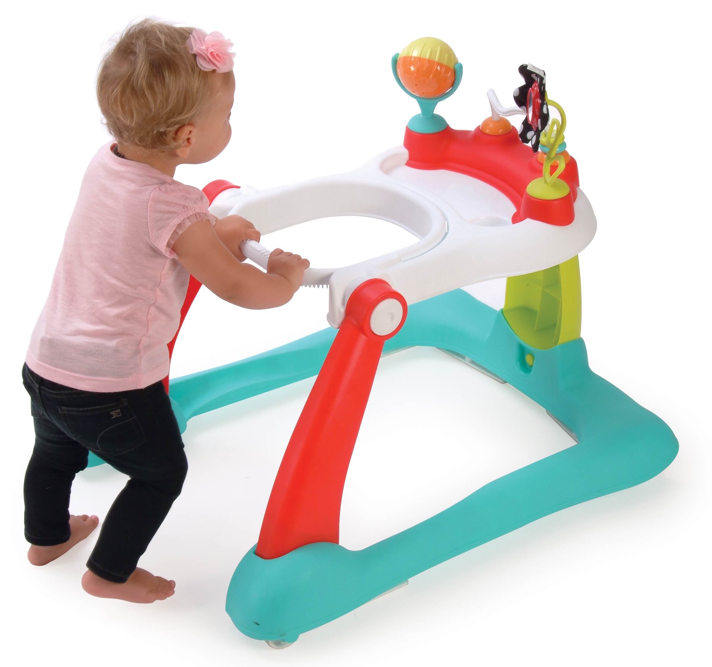 Kolcraft Tiny Steps 2-in-1 Activity Walker with Fun Toys & Activities, Jubilee - VMInnovations
