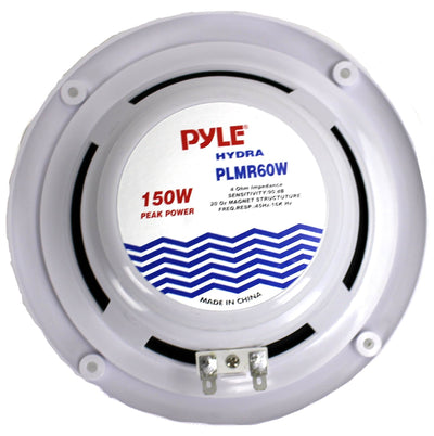 Pyle PLMR60W 6.5" 150W Dual Cone Boat Marine Water Resistant Speakers (Open Box)