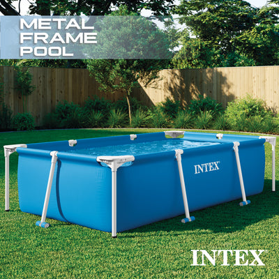 Intex 86 x 59 x 23 Inch Frame Above Ground Baby Splash Swimming Pool (For Parts) - VMInnovations