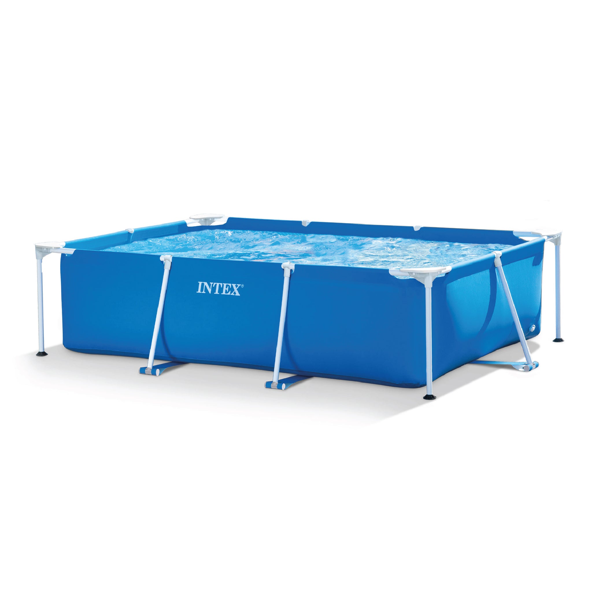 Intex 7.2' x 23" Rectangular Frame Above Ground Outdoor Splash Swimming Pool