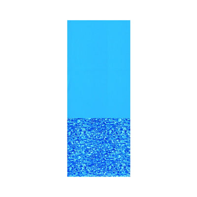 Swimline 18 Foot Swirl Blue Round Above Ground Pool Wall Overlap Liner(Open Box) - VMInnovations