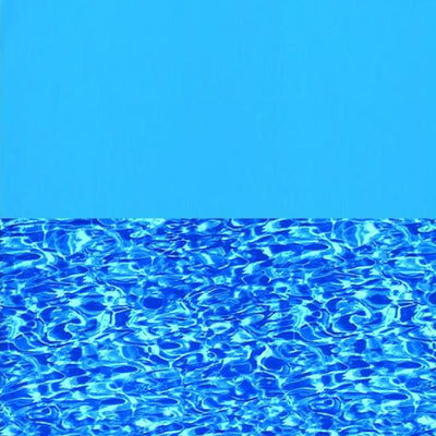 Swimline 18-Ft Round Above Ground Swimming Pool Wall Overlap Liner, Swirl Blue - VMInnovations