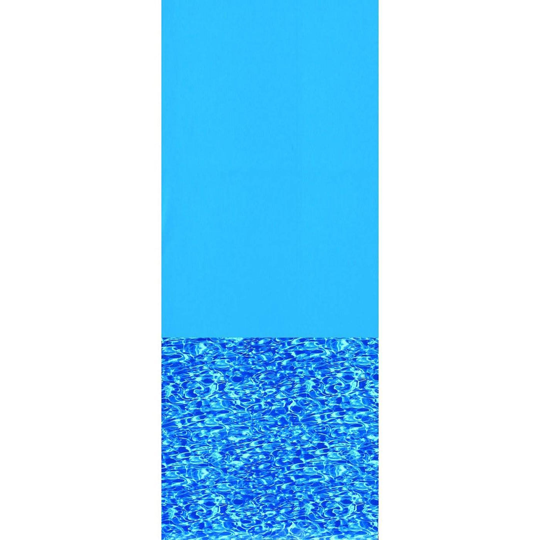 Swimline 24 Ft Swirl Blue Round Above Ground Pool Wall Overlap Liner (Open Box)