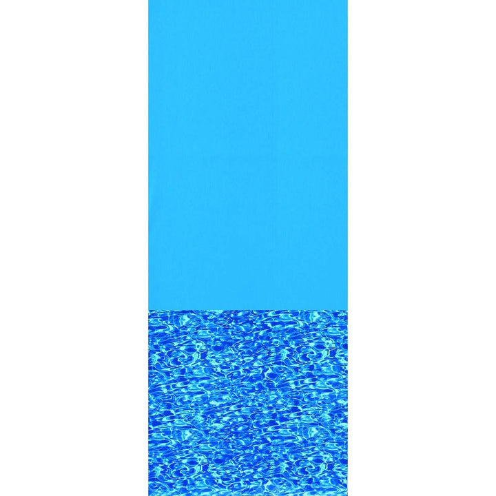 Swimline 24 Ft Swirl Blue Round Above Ground Pool Wall Overlap Liner (Open Box)