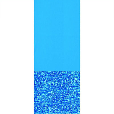 Swimline 21 Foot Swirl Blue Round Above Ground Pool Wall Overlap Liner (Used) - VMInnovations
