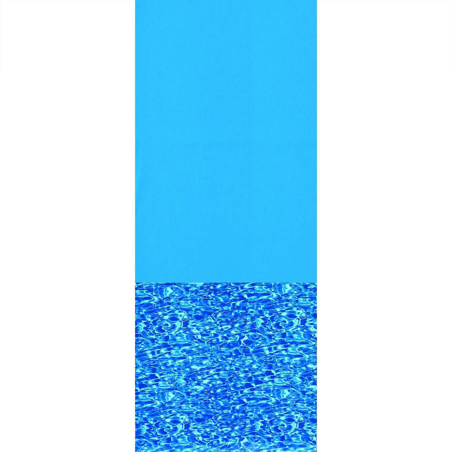 Swimline 21 Foot Swirl Blue Round Above Ground Pool Wall Overlap Liner (Used) - VMInnovations