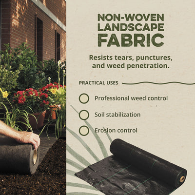 DeWitt 4.1-Oz Home & Commercial Landscape Weed Barrier Fabric, 3 x 100 Feet - VMInnovations