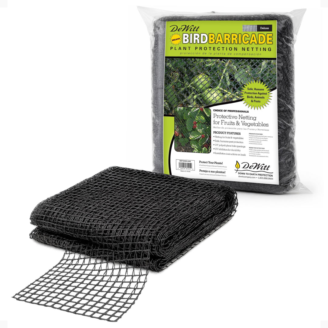 DeWitt 14 x 14 Foot Home & Garden Bird Barricade Plant Protector Deluxe Netting - VMInnovations