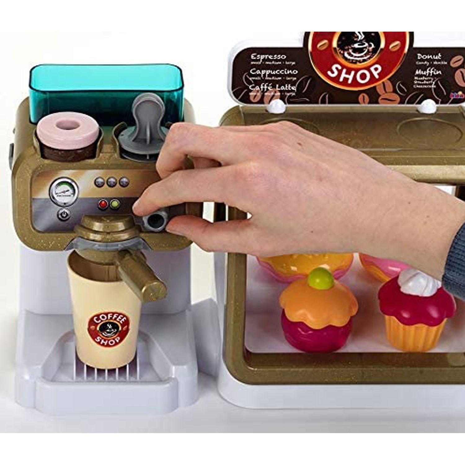 Theo Klein Kids Mini Toy Coffee Shop Play Store Set for Boys and Girls (Used) - VMInnovations