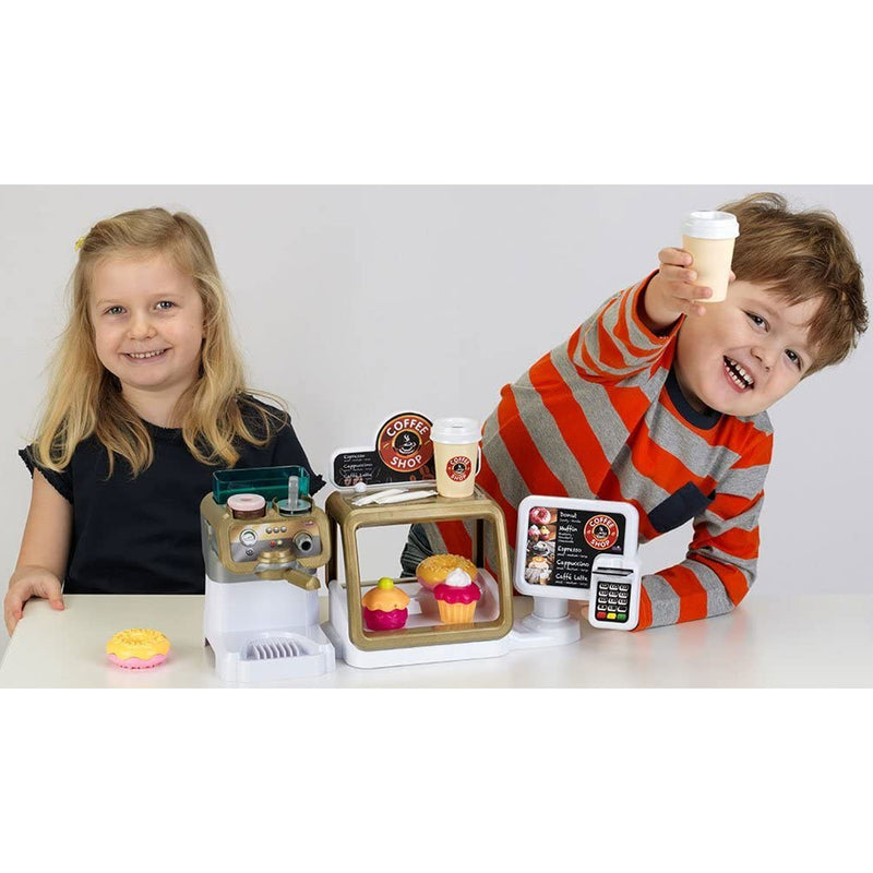 Theo Klein Kids Toy Coffee Shop Play Store Set for Boys and Girls (Open Box)