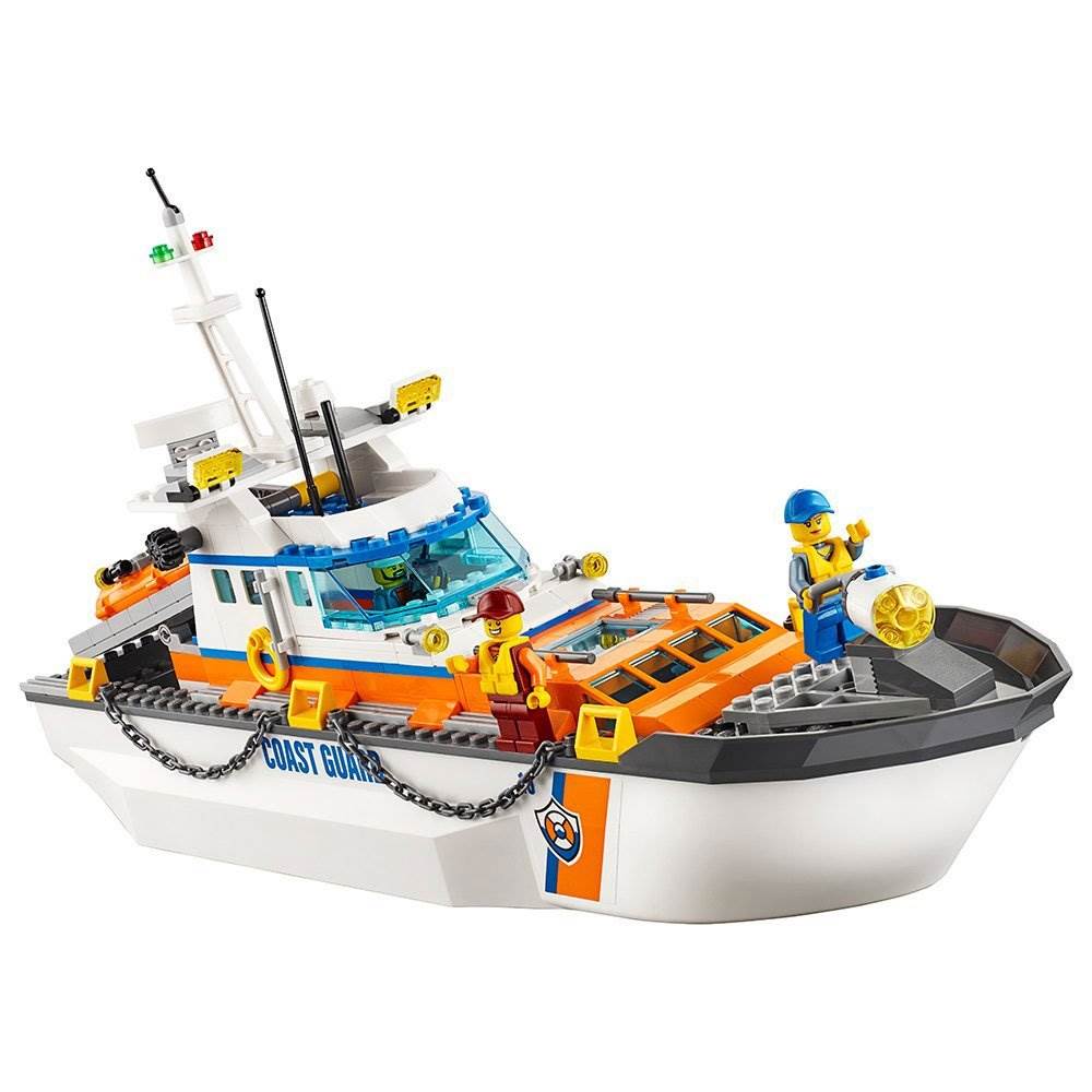 LEGO City Coast Guard Head Quarters Speedboat Building Kit, 792 Piece (Open Box)
