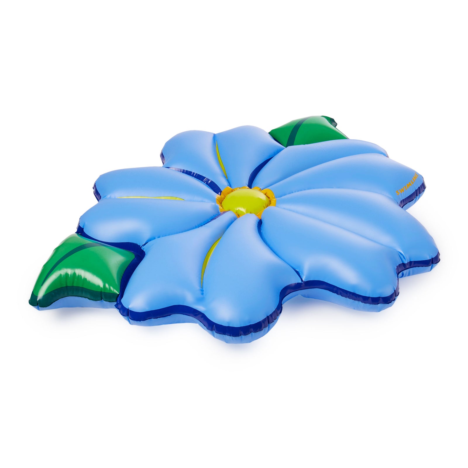 Swimline 75" Inflatable PVC Primrose Flower Relaxation Pool Lounge Float, Blue - VMInnovations