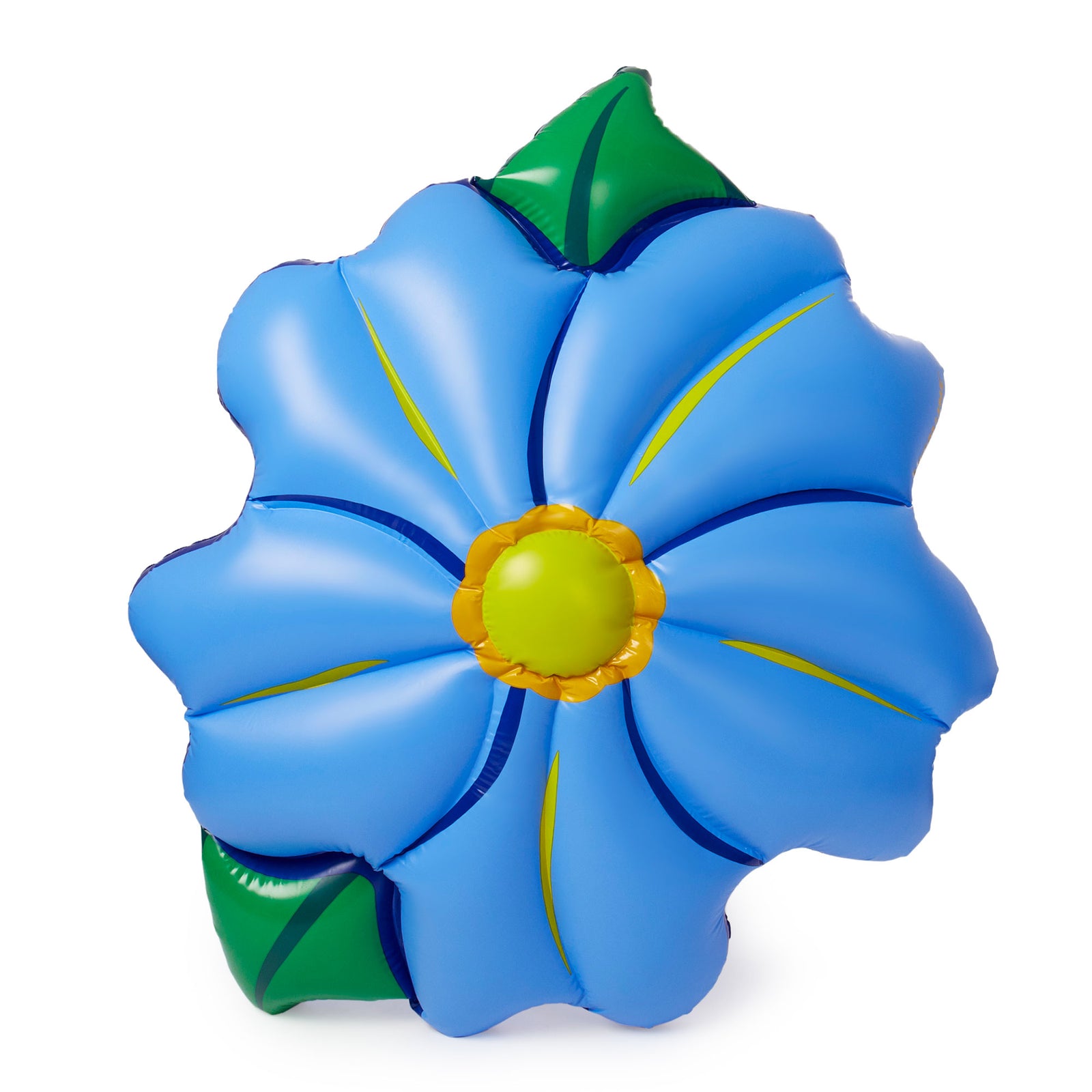 Swimline 75" Inflatable PVC Primrose Flower Relaxation Pool Lounge Float, Blue - VMInnovations