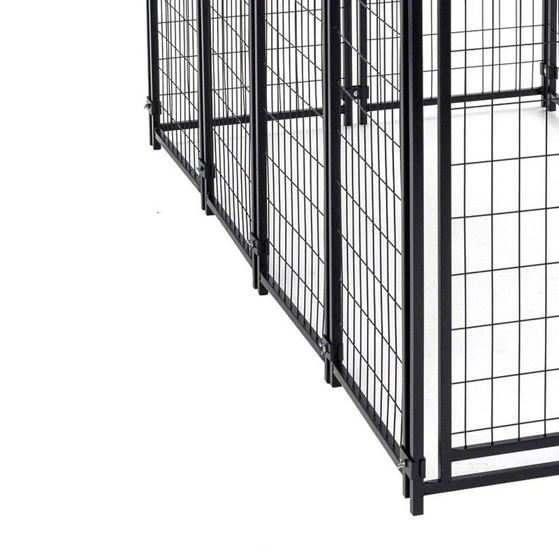 Lucky Dog Uptown Large Welded Wire Kennel Heavy Duty Pet Dog Cage Fence Pen