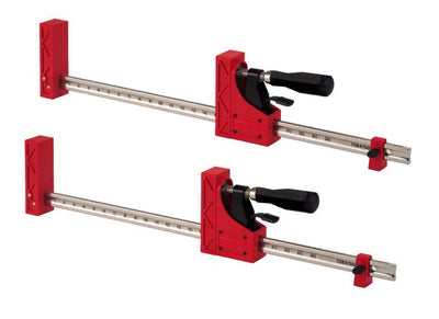 JET 12' 1000 Pound 90 Degree Parallel Clamp with Slide Glide Trigger (2 Pack)